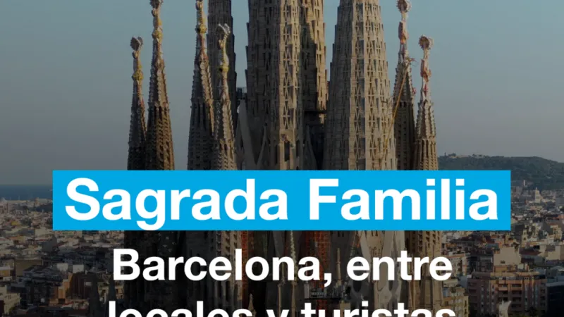 Barcelona: entre locales y turistas en la Sagrada Familia