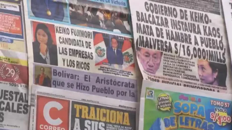 Perú se prepara para el balotaje tras el cierre de campañas de Fujimori y Sánchez