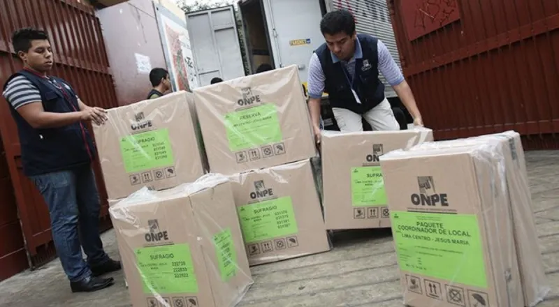 ONPE inicia despliegue del material electoral en Lima y Callao para la segunda vuelta