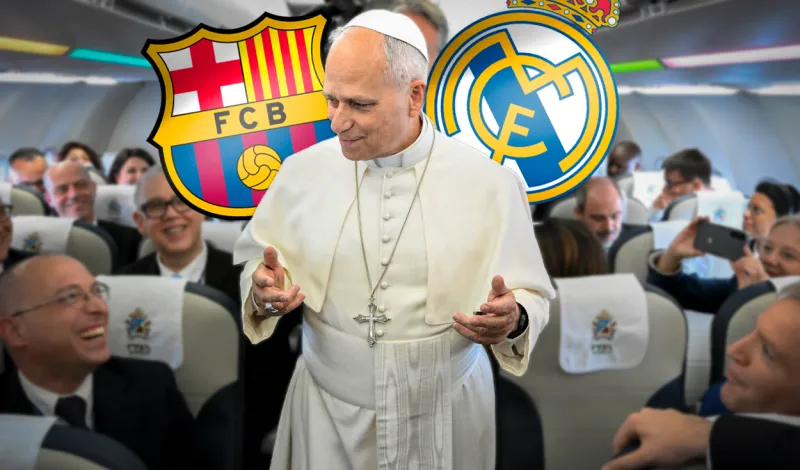 León XIV confiesa si es hincha del Real Madrid o Barcelona: "El Papa es de todos los equipos, pero Prevost es del..."