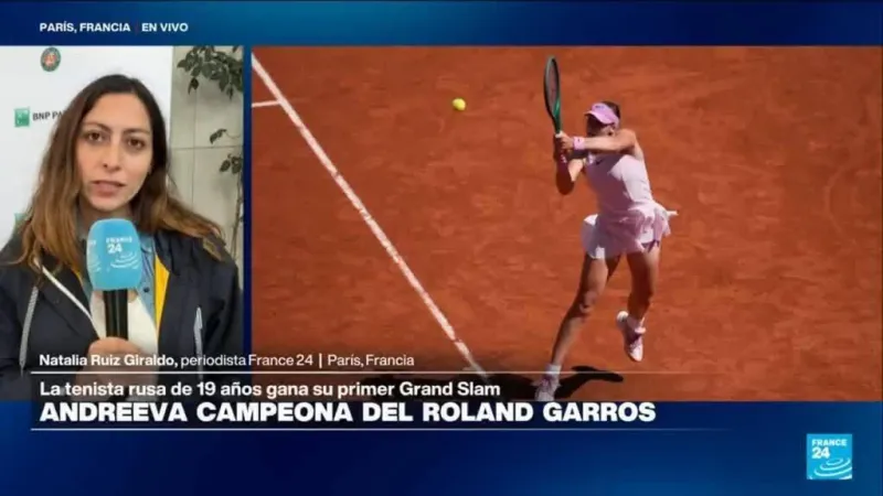 Informe desde París: la tenista rusa Mirra Andreeva se corona campeona del Roland Garros 2026