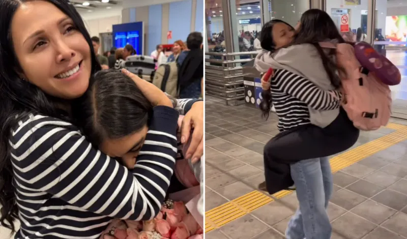 Tula Rodríguez rompe en llanto al reencontrarse con su hija Valentina Carmona tras meses separadas