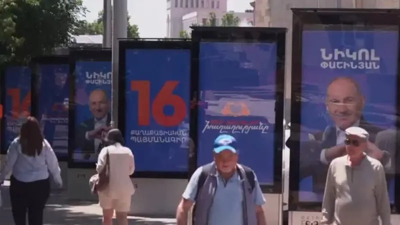 ¿Rusia o Europa? Armenios van a las urnas en medio de señalamientos de injerencia rusa