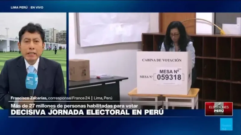 Informe desde Lima: abren las urnas en Perú con solo el 25% de las mesas instaladas