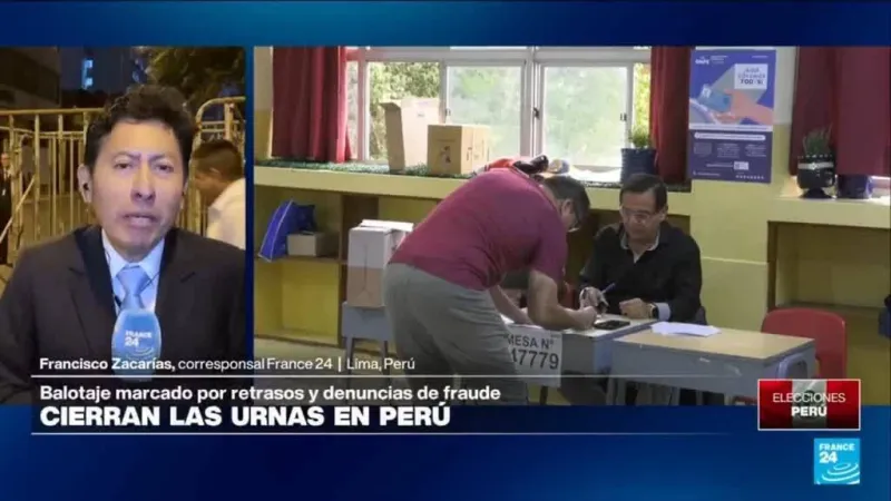 Se estima que los resultados oficiales del balotaje en Perú tardarán 30 días