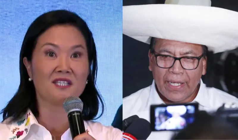 Keiko Fujimori: "Sea cual sea el resultado lo reconoceremos e instamos que nuestro competidor (Roberto Sánchez) haga lo mismo"