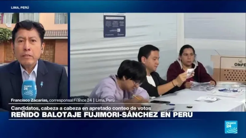 Informe desde Lima: Fujimori y Sánchez protagonizan un empate técnico en balotaje en Perú