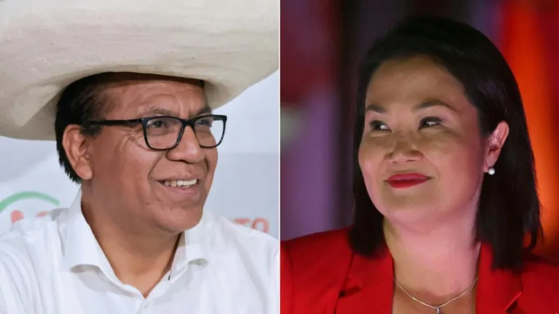 Sánchez supera a Fujimori, mientras sigue reñido conteo por la Presidencia de Perú