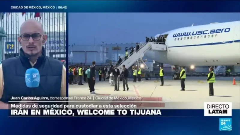 Directo Latam y las medidas de seguridad de México para proteger a Irán en el Mundial 2026