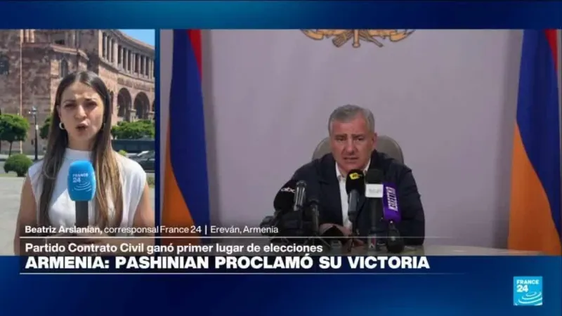 Elecciones en Armenia: el oficialismo de Pashinián logra una amplia victoria parlamentaria