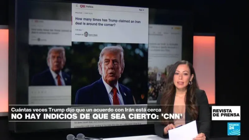 ¿Cuántas veces Trump dijo que un acuerdo con Irán estaba a la vuelta de la esquina?: 'CNN'