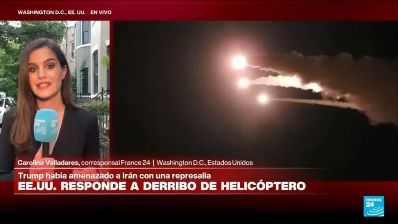 Estados Unidos ataca Irán en respuesta al derribo de helicóptero militar en Ormuz