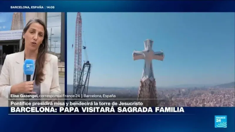 Informe desde Barcelona: papa León XIV inaugurará la 'Torre de Jesucristo' de la Sagrada Familia