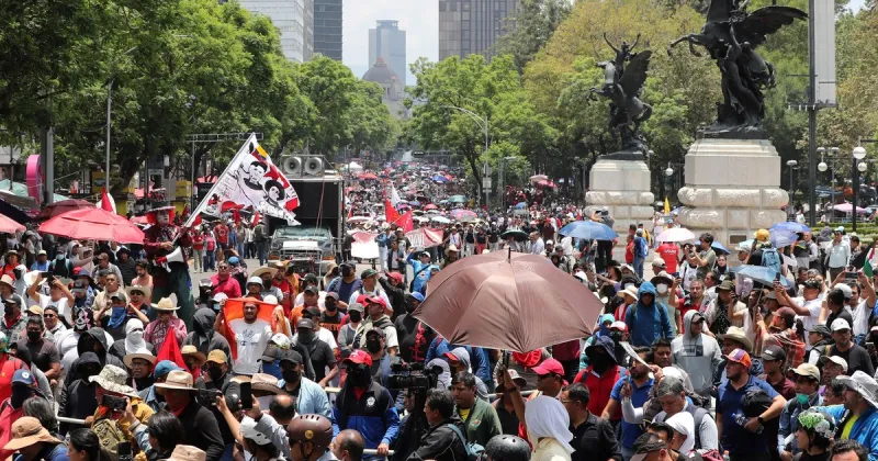 La otra cara del Mundial 2026: el masivo acampe docente en la Ciudad de México que preocupa a la FIFA y el Gobierno