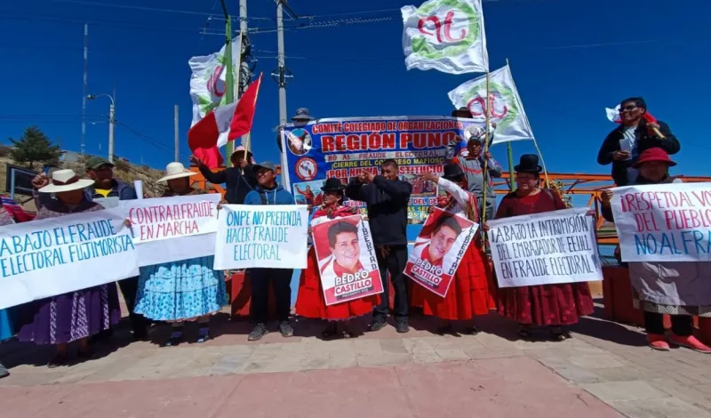 Aymaras llaman a movilización para desconocer a Keiko Fujimori como presidenta de Perú