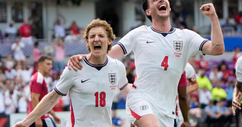 Inglaterra goleó a Costa Rica y llega al Mundial con confianza renovada