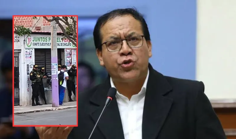 Reportan presencia policial en locales partidarios de Juntos por el Perú en Chiclayo e Ica