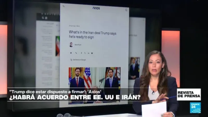 "¿Qué contiene el acuerdo con Irán que Trump dice estar dispuesto a firmar?": 'Axios'