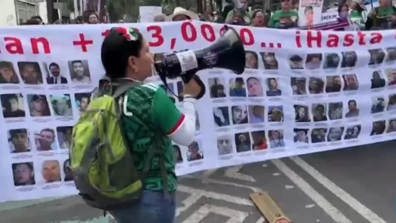 México: madres buscadoras y familiares de desaparecidos inician plan de lucha en medio del Mundial