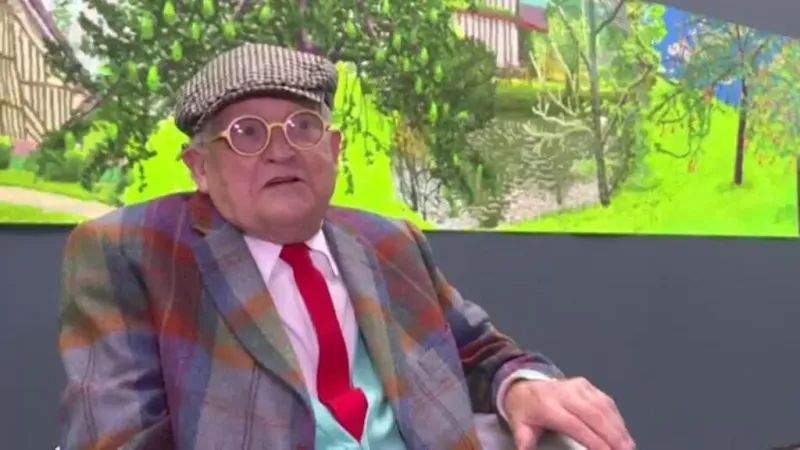 Los paisajes y colores de David Hockney, ícono del arte contemporáneo