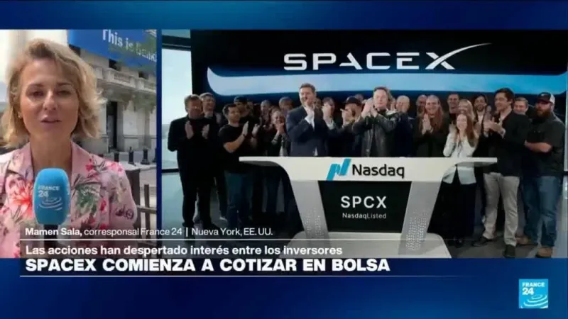 SpaceX sale a bolsa y consolida a Elon Musk como el primer billonario del mundo