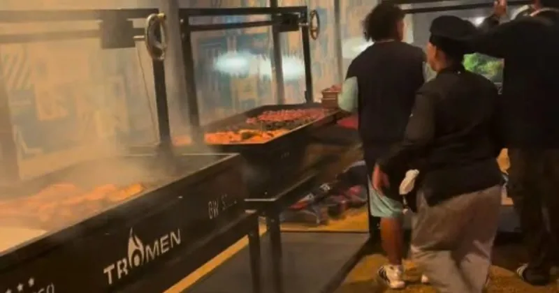 Tormenta, alerta y asado en la concentración: el video del momento en que sonó la alarma en el hotel de la Selección Argentina
