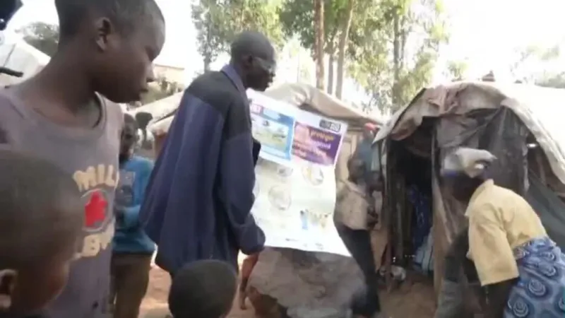 Incredulidad y escepticismo en los campamentos de desplazados sobre el brote de ébola en RD Congo