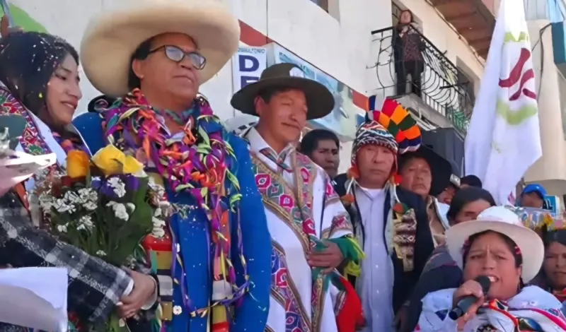 Roberto Sánchez llega a Cusco, recorre provincias altas y exige reconteo total de votos