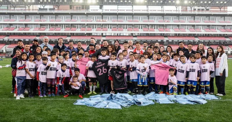 El Inter Miami de Leo Messi volvió a las raíces de dos jugadores argentinos y llevó una especial clínica de fútbol para chicos a La Plata