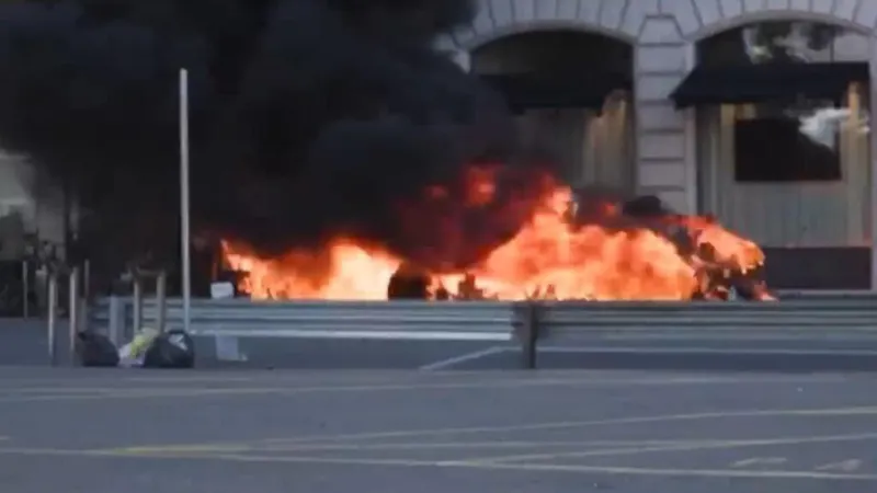 Protestas contra el G7 derivan en enfrentamientos con la policía en Suiza