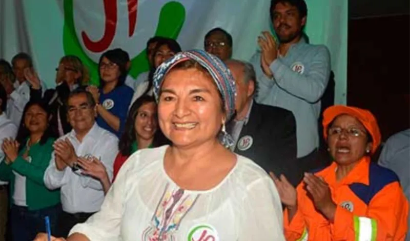 Tesorera de Juntos por el Perú es Luzmila Ayay y no la congresista Marleny Portero