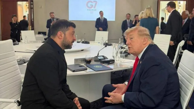 "Debería llegar a un acuerdo": Trump eleva el tono contra Putin en la cumbre del G7