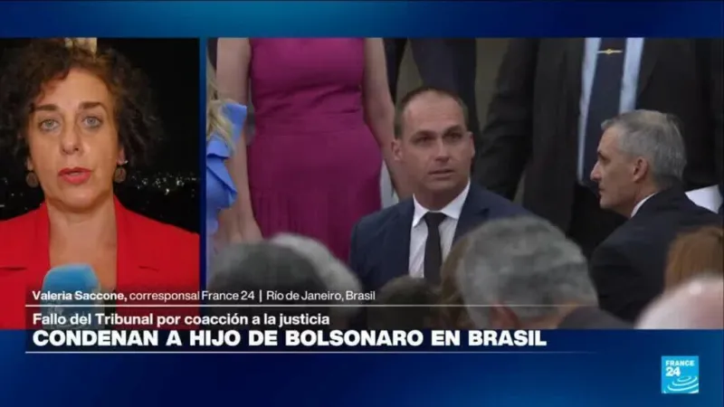 Informe desde Río de Janeiro: condenan a hijo de Jair Bolsonaro en Brasil