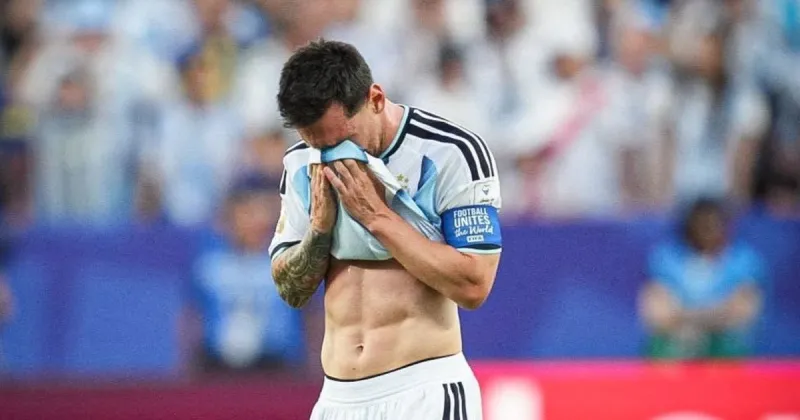 Lionel Messi habló de sus lágrimas en pleno partido: "Es una cuestión ajena a lo deportivo"