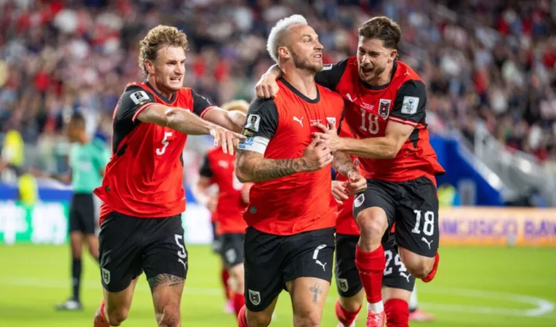 Austria vuelve al Mundial tras 28 años con triunfo: derrotó 3-1 a Jordania en California
