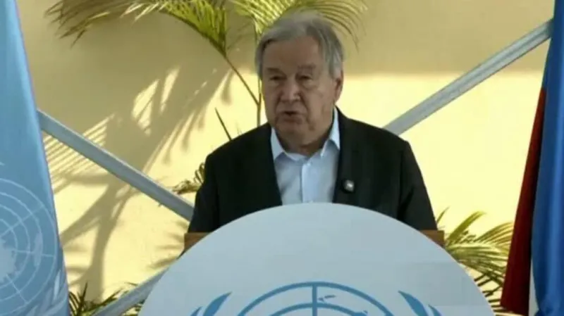 Secretario general de la ONU pide ayuda internacional para Haití