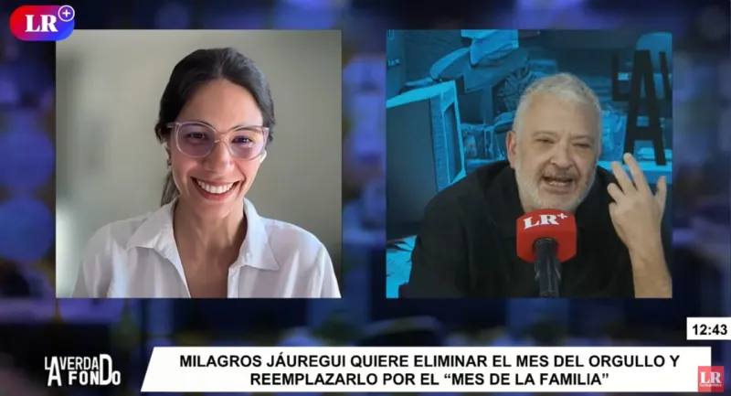 Josefina Miró Quesada denuncia el proyecto que busca convertir el mes del orgullo en el mes de la familia como un ataque homófobo