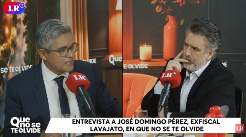 José Domingo Pérez advierte que las instituciones judiciales fueron 'capturadas' y alerta por un retroceso en la independencia