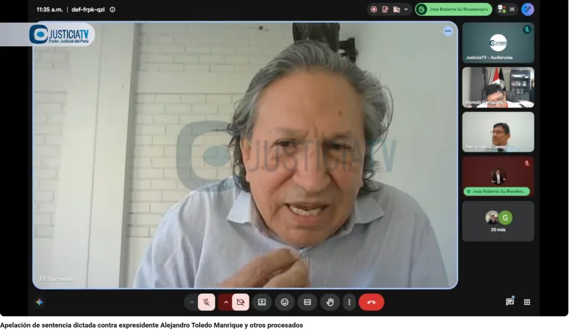 Ex presidente Toledo afirma que la coima de Odebrecht por la Interoceánica es de más de US$ 45 millones