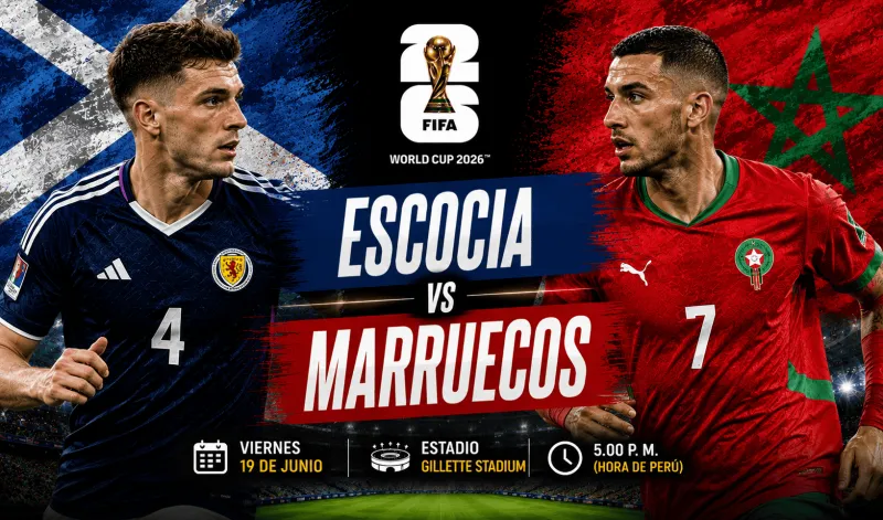 Escocia vs Marruecos: horario y canales de tv dónde ver el partido por el Mundial 2026