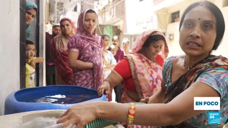 India se asfixia: ola de calor extremo y crisis de agua