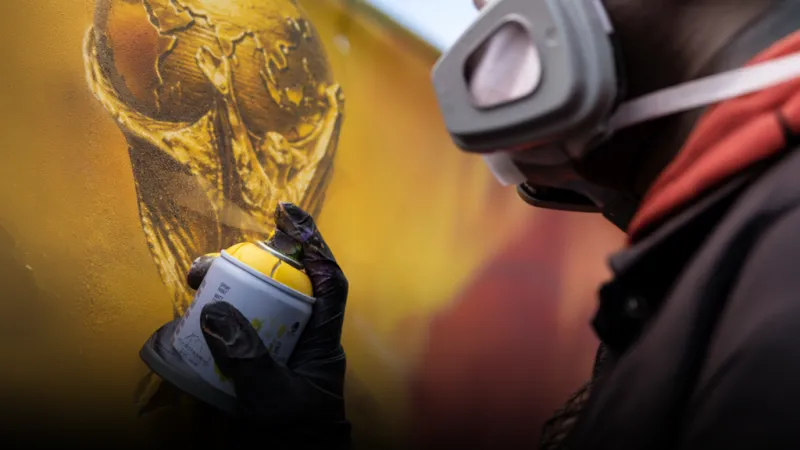 Mundial 2026: cómo el arte urbano se inspira en la Copa del Mundo
