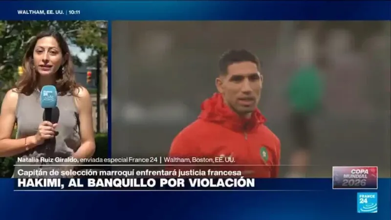 Informe desde Boston: Hakimi será juzgado en Francia por presunta violación