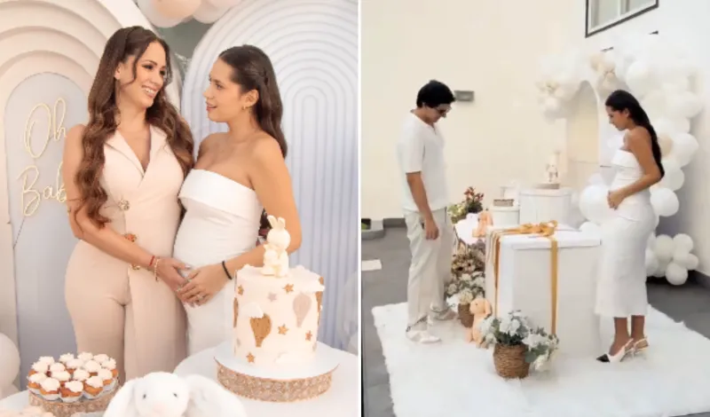Hija mayor de Melissa Klug celebra la revelación de género de su primer bebé junto a su novio: "Muy agradecida"