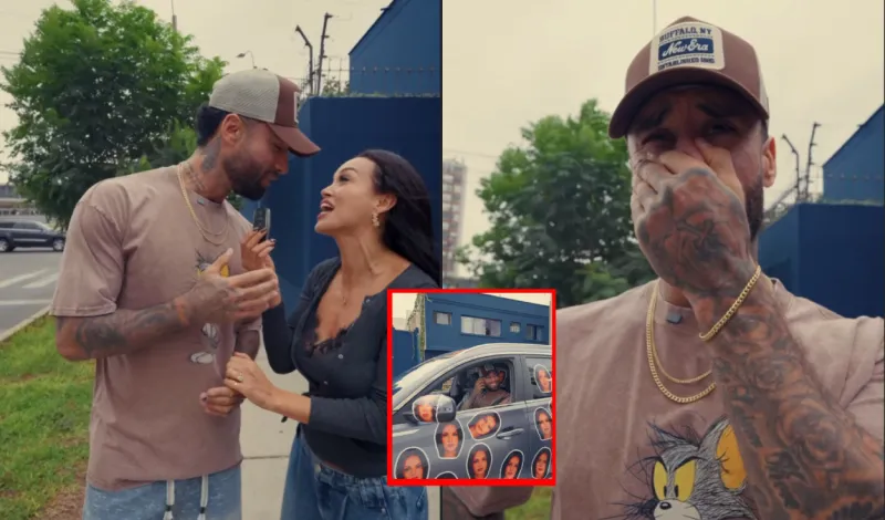 Angie Arizaga ‘quema sus ahorros’ y le regala una tremenda camioneta a Jota Benz por el Día del Padre: reacción del modelo es viral