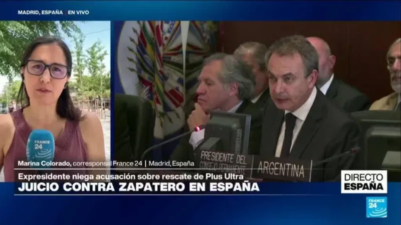 Directo España y la negación de Zapatero en acusación de rescate de Plus Ultra