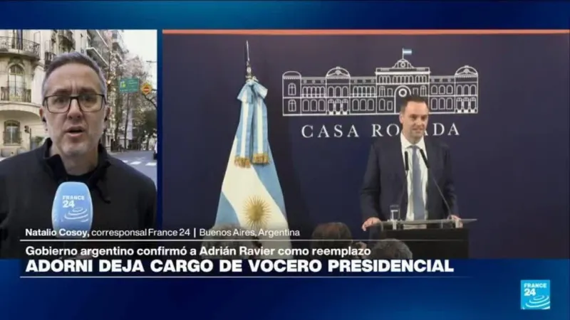 Informe desde Buenos Aires: Adorni deja el cargo de vocero presidencial