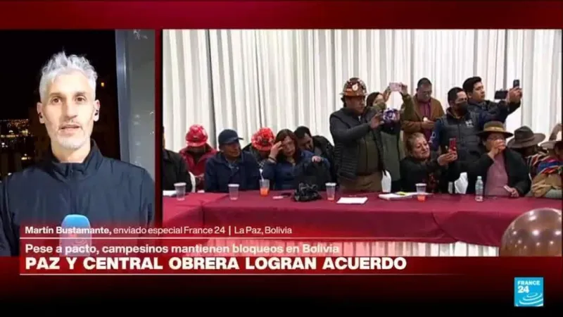 Bolivia: Gobierno y la COB alcanzan un acuerdo tras 50 días de protestas