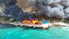 Muere una mujer y desalojan a 1.700 turistas en República Dominicana por un incendio voraz en un hotel de lujo