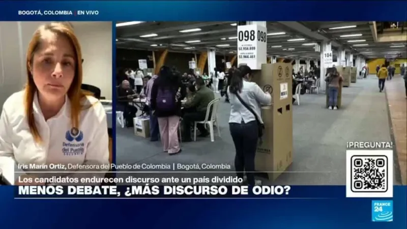 Iris Marín Ortiz: "Contienda electoral en Colombia ha estado marcada por violencia en los discursos"